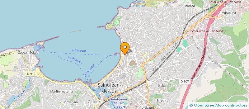 localisation de l'entreprise JULI  SAINT-JEAN-DE-LUZ