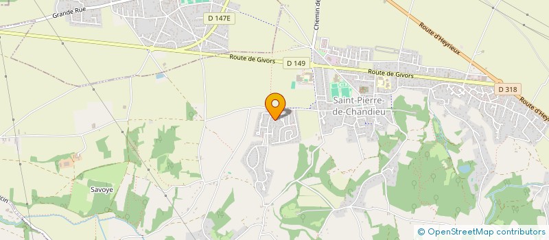 localisation de l'entreprise JULI TRANSPORTS à SAINT-PIERRE-DE-CHANDIEU