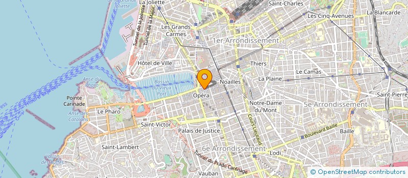 localisation de l'entreprise JULIA à MARSEILLE