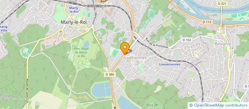 localisation de l'entreprise JULIA  LOUVECIENNES