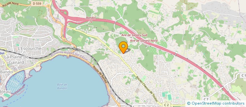 localisation de l'entreprise JULIA à SANARY-SUR-MER