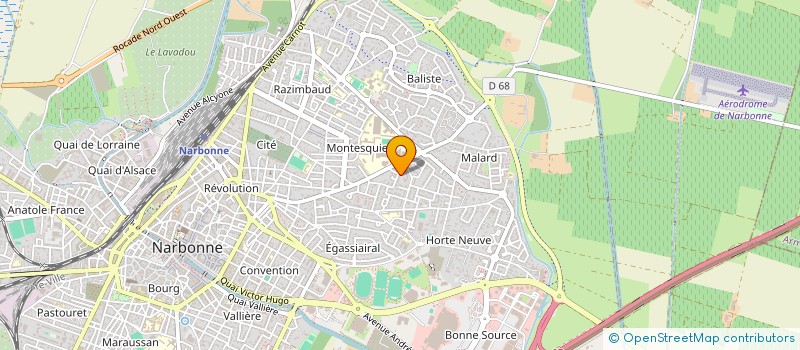 localisation de l'entreprise JULIA  NARBONNE