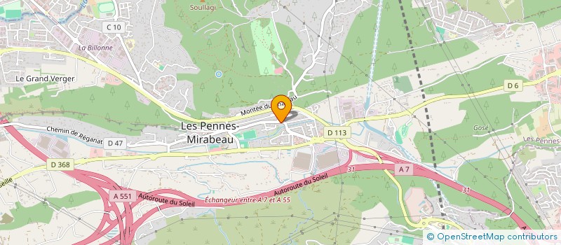 localisation de l'entreprise JULIA à LES PENNES-MIRABEAU