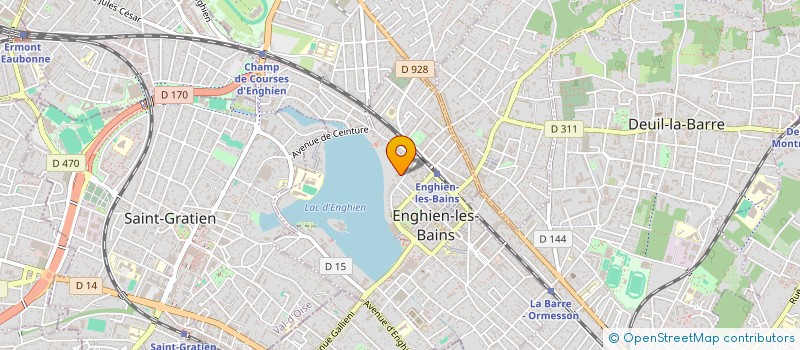 localisation de l'entreprise JULIA à ENGHIEN-LES-BAINS