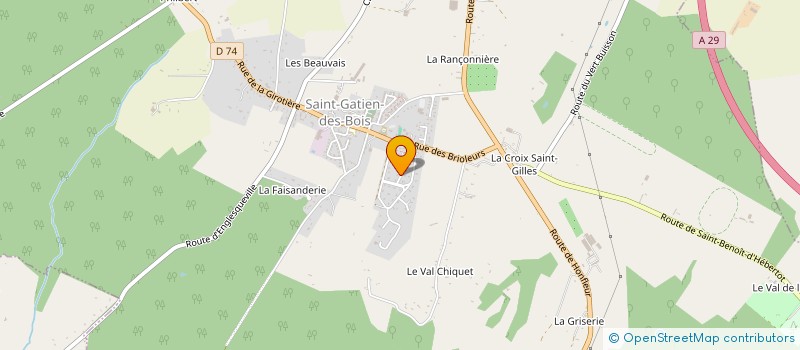 localisation de l'entreprise JULIA  SAINT-GATIEN-DES-BOIS
