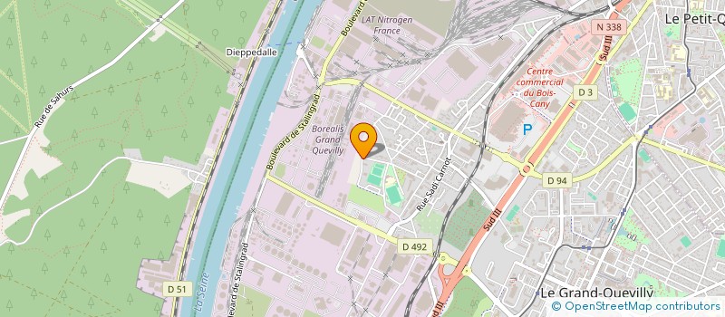 localisation de l'entreprise JULIA  LE GRAND-QUEVILLY