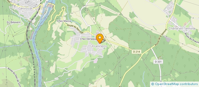 localisation de l'entreprise JULIA  FRANCLENS