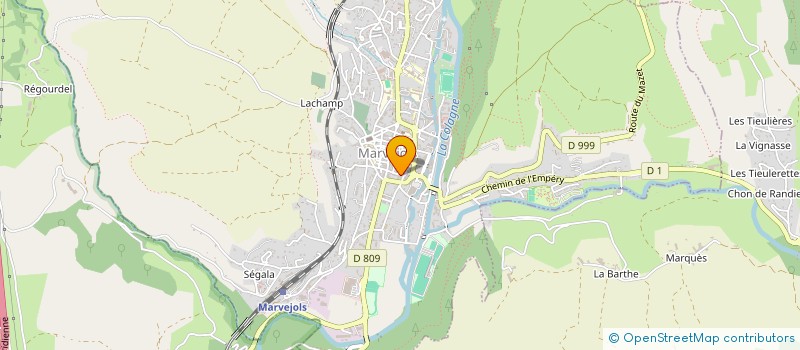 localisation de l'entreprise JULIA à MARVEJOLS