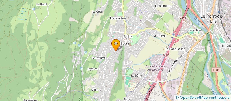 localisation de l'entreprise JULIA CORPORATION SAS  VILLEFERRY