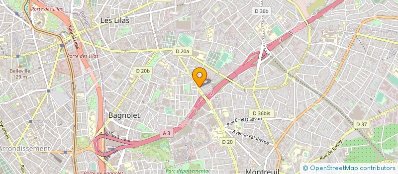localisation de l'entreprise JULIA DISTRIBUTION à BAGNOLET