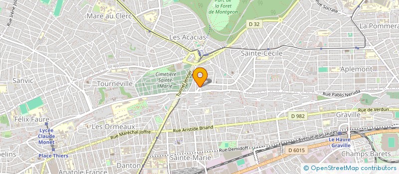 localisation de l'entreprise JULIA DURAND-NOUVEL GENEALOGIE  LE HAVRE