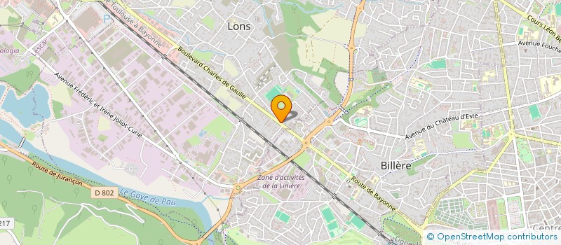 localisation de l'entreprise JULIA EVASION à LONS