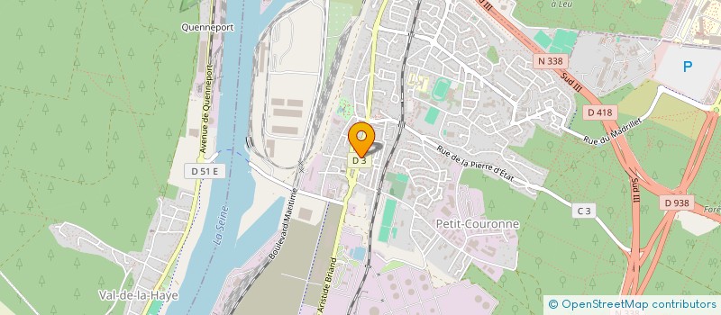 localisation de l'entreprise JULIA IMMOBILIER  PETIT-COURONNE