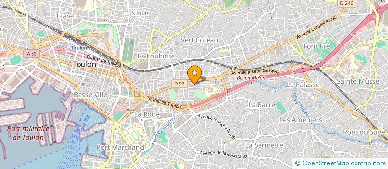 localisation de l'entreprise JULIA MT  TOULON