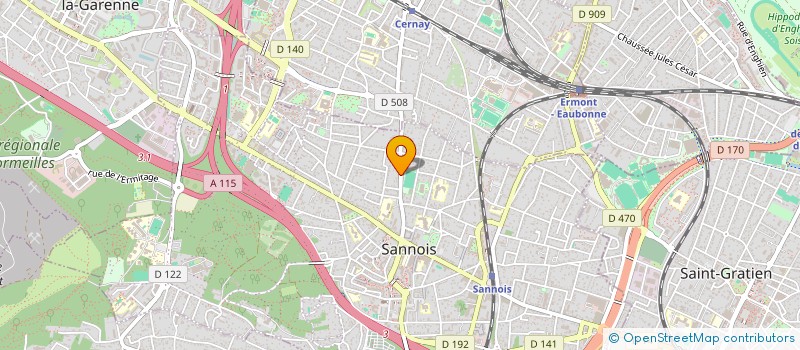 localisation de l'entreprise JULIA NATURAL BEAUTY  SANNOIS