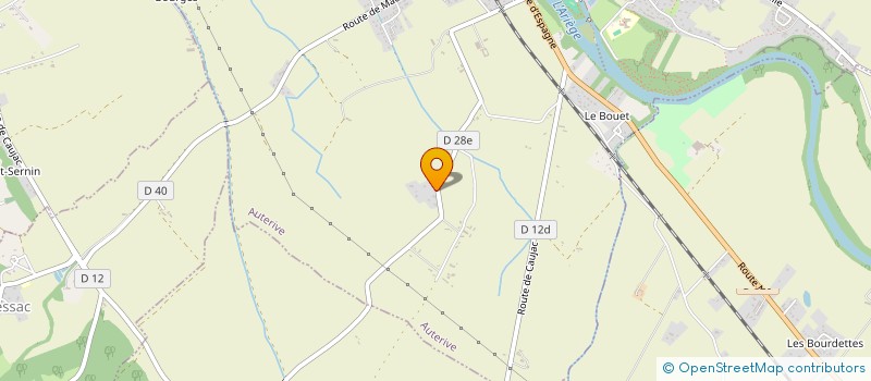 localisation de l'entreprise JULIA PIERRE  AUTERIVE