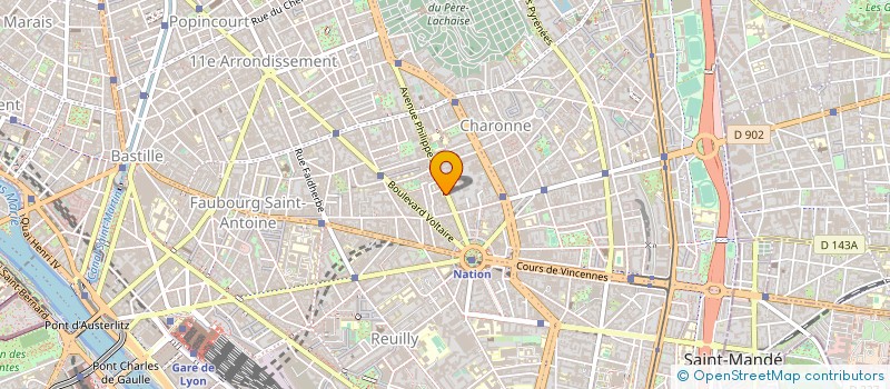 localisation de l'entreprise JULIA SPORT à PARIS