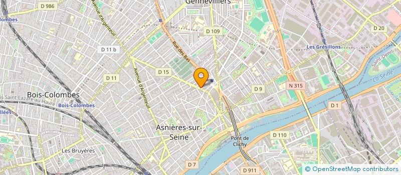 localisation de l'entreprise JULIA STUDIO  ASNIERES-SUR-SEINE