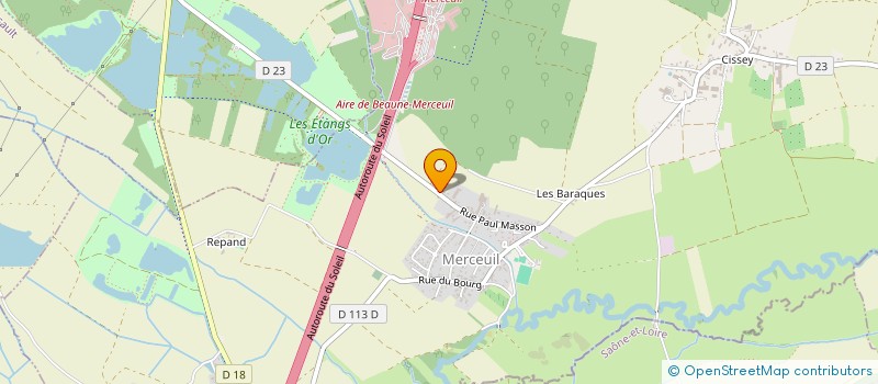 localisation de l'entreprise JULIA STYL'  MERCEUIL