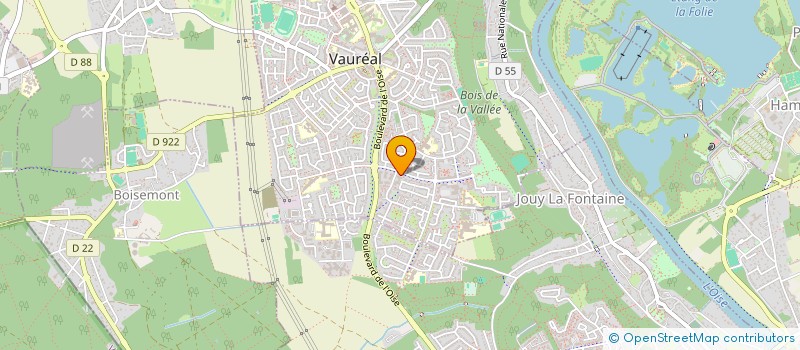 localisation de l'entreprise JULIA TRANSPORTS à VAUREAL