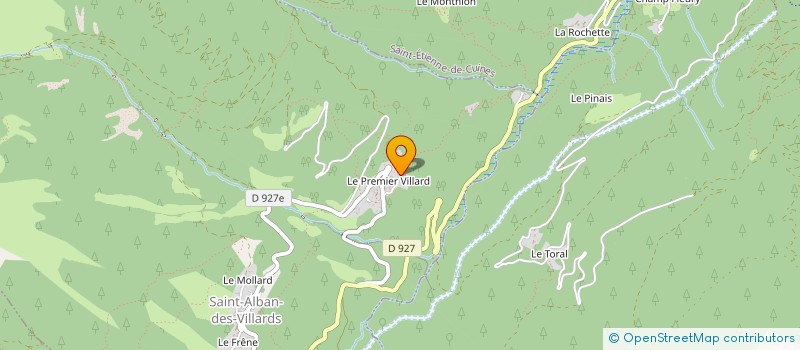 localisation de l'entreprise JULIA & TYMEO  SAINT-ALBAN-DES-VILLARDS