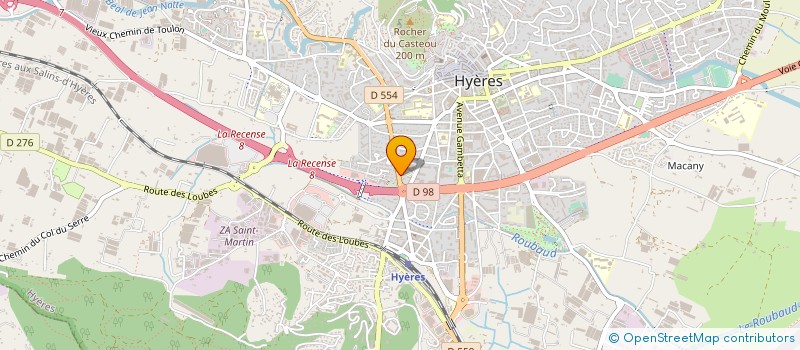 localisation de l'entreprise JULIA.VB à HYERES