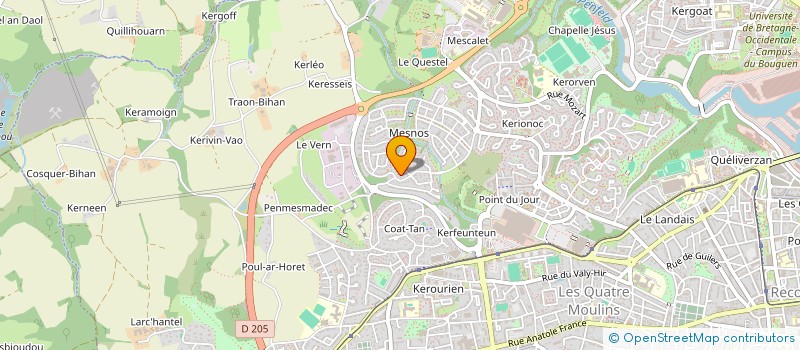 localisation de l'entreprise JULIADIS à BREST