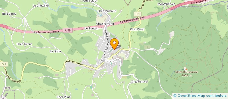 localisation de l'entreprise JULIALIS  VIOLAY