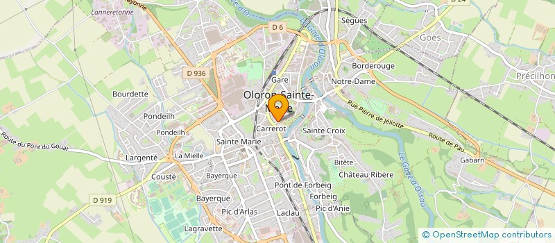 localisation de l'entreprise JULIAN à OLORON-SAINTE-MARIE