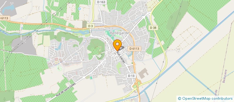 localisation de l'entreprise JULIAN  BELLEGARDE