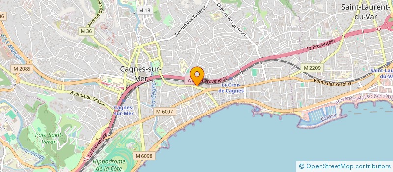 localisation de l'entreprise JULIAN  CAGNES-SUR-MER