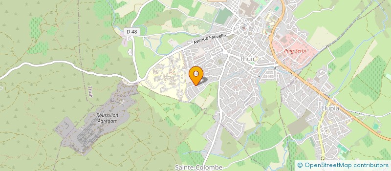 localisation de l'entreprise JULIAN ALBA  THUIR