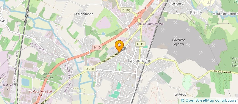 localisation de l'entreprise JULIAN DECO  LA COURONNE