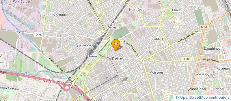 localisation de l'entreprise JULIANA BONNET IMMOBILIER  REIMS