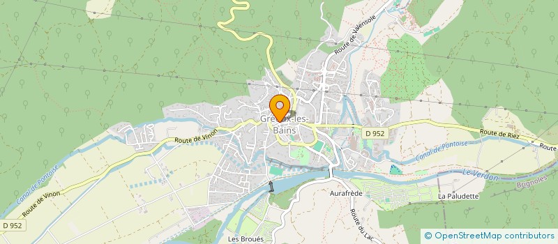 localisation de l'entreprise JULIANAS à GREOUX-LES-BAINS