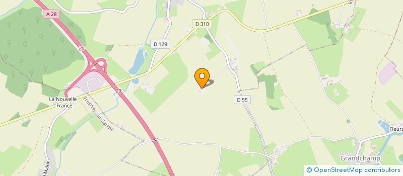 localisation de l'entreprise JULIANE  ROUESSE FONTAINE