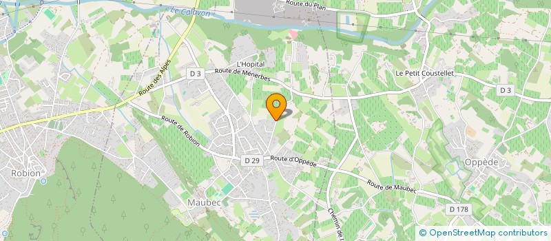 localisation de l'entreprise JULIANI  MAUBEC