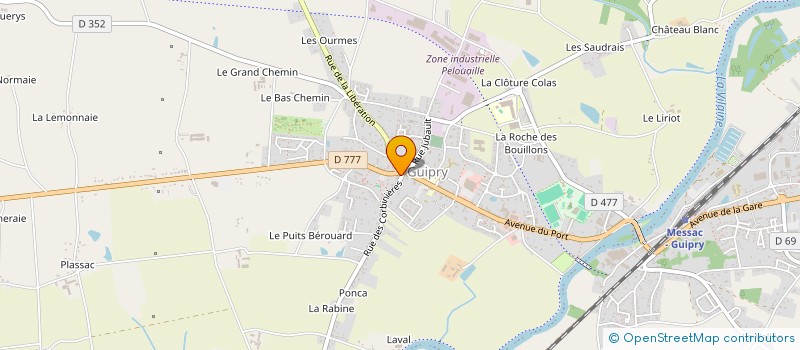 localisation de l'entreprise JULIANN  GUIPRY-MESSAC