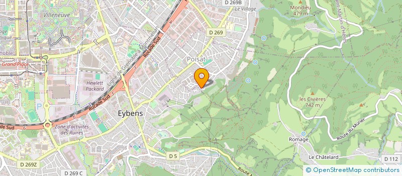 localisation de l'entreprise JULIANNA  POISAT