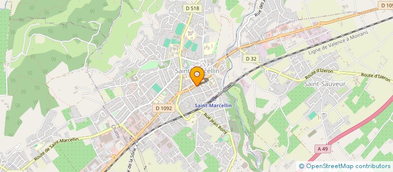 localisation de l'entreprise JULIANNE  SAINT-MARCELLIN