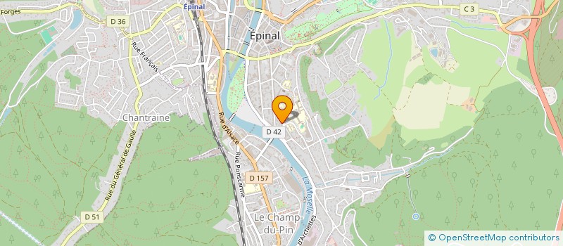 localisation de l'entreprise JULIANNE à EPINAL