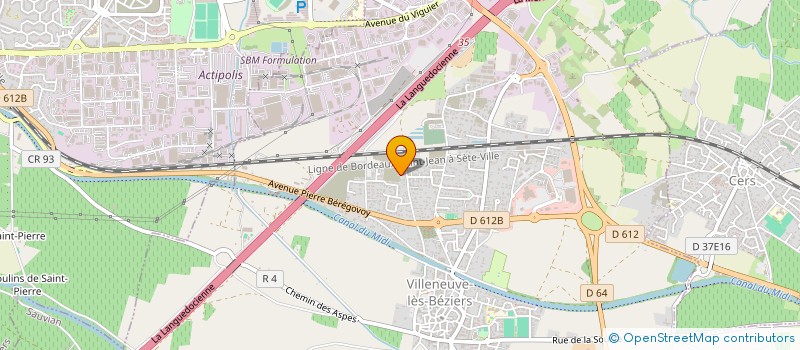 localisation de l'entreprise JULIANNE  VILLENEUVE-LES-BEZIERS