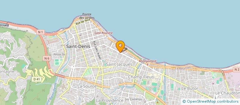 localisation de l'entreprise JULIANO CREATION à SAINT-DENIS