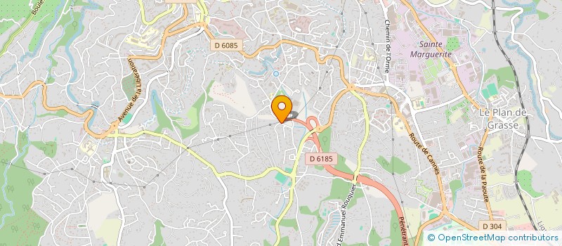 localisation de l'entreprise JULIART  GRASSE