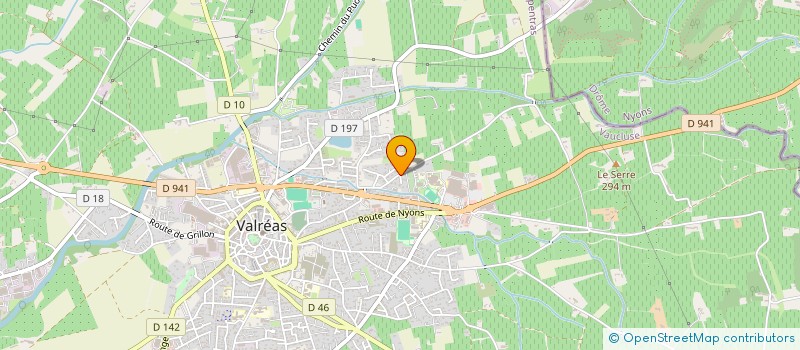 localisation de l'entreprise JULIBELLE à VALREAS