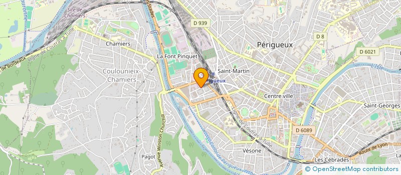 localisation de l'entreprise JULIBEN  PERIGUEUX