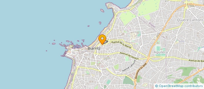 localisation de l'entreprise JULIBI à BIARRITZ