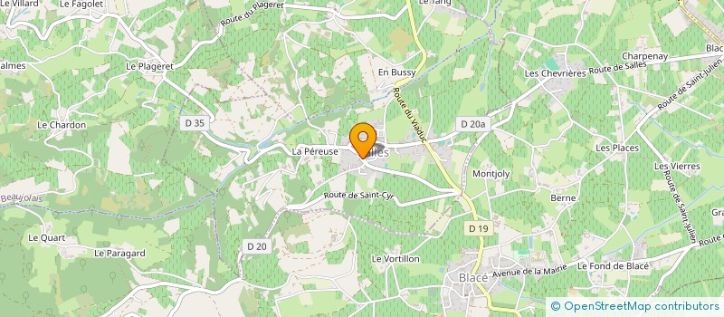 localisation de l'entreprise JULICAM  SALLES-ARBUISSONNAS-BEAUJOLAIS