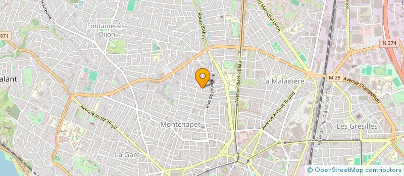 localisation de l'entreprise JULICHA à DIJON