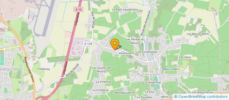 localisation de l'entreprise JULICHAR à ROCHECORBON